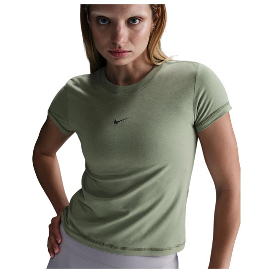 Nike Γυναικεία κοντομάνικη μπλούζα Sportswear Chill Knit Nike Γυναικεία κοντομάνικη μπλούζα Sportswear Chill Knit
